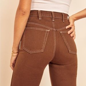 STILL AVAILABLE - Reformation Cowboy High Straight Jean